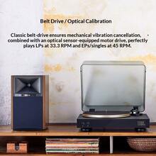 JBL SPINNER BT vinyl record player, music waltz wireless Bluetooth turntable player, turntable player, vinyl player, black gold Spinner BT vinyl player - 黑色 - 查看 9