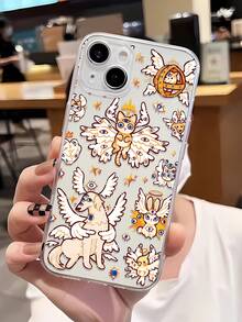 1 Ốp lưng điện thoại TPU toàn diện họa tiết động vật thiên thần thời trang & độc đáo tương thích với iPhone/Galaxy/17/17Air/17Pro/17ProMax/16/16Pro/16Plus/15/15ProMax/15Pro/11/12/13/14ProMax/12Mini/13Mini/11Pro/11ProMax/12Pro/12ProMax/13Pro/13ProMax/14Pro/14ProMax, sáng tạo & thanh lịch - Nhiều màu - Xem 3