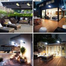 1pc, Solar Wall Lights, Outdoor LED Solar Street Lamp, 3 Modes, Motion Sensing And Light Sensing, Suitable For Courtyards, Gardens, Garage Doors, Balconies - white light - View 6