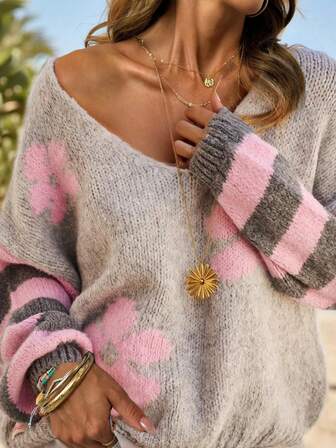 Sweter damski na jesień/zimę w swobodnym stylu, modny, minimalistyczny, biznesowy, swobodny, do pracy, elegancki, ciepły, ekskluzywny, wszechstronny, wyszczuplający, na dzień zwycięstwa, damski, uroczy top w stylu koreańskim