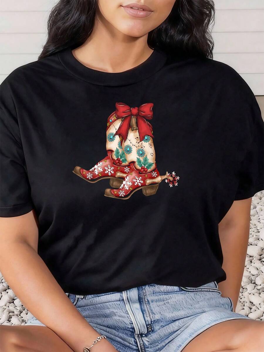 Women T-Shirts - Black - View 1