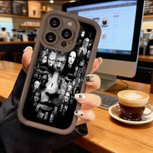 Funda de Teléfono con Diseño de Collage de Retrato en Blanco y Negro para  14 Pro Max  13 Pro  12  Galaxy S23 S22 S21 Protector de Teléfono Funda de Pareja Regalo para Él y Ella Regalo de San Valentín Cumpleaños - Blanco - Ver 5