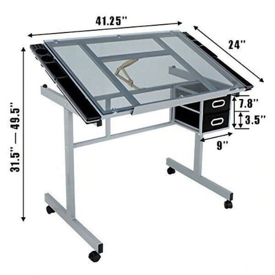 Art Station Drafting Table/Top Drawing Desk Art Work Station Table - 1 - Xem 1