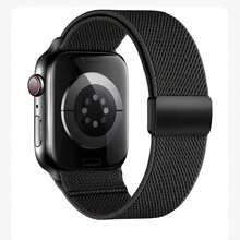 Pulseira Tecelagem nylon com Fecho irmã Compativel para Apple watch 11 10 46mm 42mm serie 11 10 9 8 7 5 6 4 3 Se 38/40/41/42/44/45 - Multicolorido - Visão 64