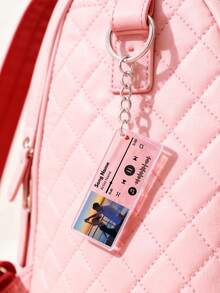Customizable Acrylic Music Player Keychain, Engraved With Your Photo And Artist Name, Available In 1pc, 3pcs And 5pcs Sets. Perfect For Hanging On Keychains, Decorating Backpacks And Luggage. Also A Great Gift. - Multicolor (Music Player Version) - View 10
