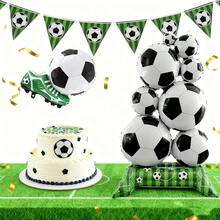 Football Balloons, Football Trophies, Football Shoes Designs, Suitable For Birthday Parties, Sports Events, School Gatherings, Anniversary Celebration Parties' Balloon Decorations, Celebration Scenes For Football Enthusiasts, And Party Decoration Balloons. - Multicolor - View 4