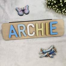 ARCHIE创意名字装饰品，桌面摆件，贴心生日礼物，个性化家居装饰，周年纪念必备，卧室桌面摆件