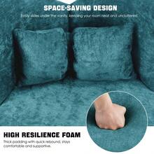 Vanities & Vanity Benches - Blue + Fabric - View 10
