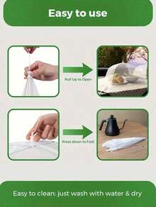 1 chiếc nắp đậy thức ăn dạng vòm có thể gập lại, chống bụi, chống ô nhiễm, chống ruồi và muỗi. - Nhiều màu - Xem 10