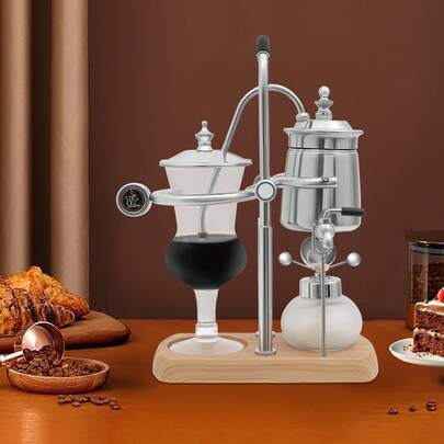 TFCFL Coffee Maker, 16.14*12.6*7.87 In Siphon Coffee Maker, Vintage Coffee Maker, Gravity Coffee Maker For Personal Kitchens, Coffee Shops, And Beverage Stores To Brew Coffee