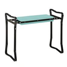 Outsunny Gardening Knee Bench, Folding Garden Stool, Knee Support Up To 150 Kg, EVA Foam, Steel, Dark Green, 58 X 28 X 49 Cm, For Comfortable Gardening Work On Site - 1 - 查看 9