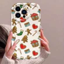 Una colección de diseños con temas navideños que SE adapta perfectamente a una amplia gama de modelos de  de apple, incluyendo 12, 11, XS, XR, X, 8, 7, SE, Plus, Mini, Pro y Max. Esta funda de teléfono de aceite de onda suave a prueba de golpes es un excelente regalo. - Mezcla de colores 2 - Ver 8