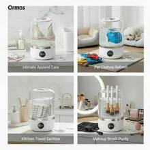 Underwear Washing Machine, Upgraded Mini Portable Washing Machine, Rechargeable Underwear Washing Machine, Deep Cleaning For Small Clothes, Suitable For Use In Apartments, Dormitories, Campers, Travel And Hotels.(White) - 白色 - 查看 3