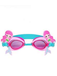 1pc Kids Anti-Fog High Definition Swimming Goggles, Waterproof Anti-Fog HD Professional Diving Goggles Swimming Equipment - Swimming Protective Eyewear, Suitable For 3-8 Years Old Children Swimming And Diving - Hot Pink - View 6
