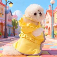 Pet Dog Angel Raincoat Summer Rain Waterproof Dog Clothes Small Dogs Out Cape Style Poncho Supplies Dog Accessories Pet Clothes - Multicolor - View 6