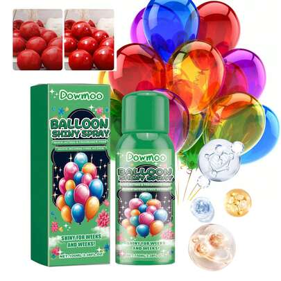 100ml,Balloon Brightening Spray, Balloon Polishing Brightening, Increasing Luster, Lasting Shine, Preventing Fading, Evenly Sprayed, Brightening Agent To Enhance The Surface Brightness Of Balloons, Suitable For Various Occasions