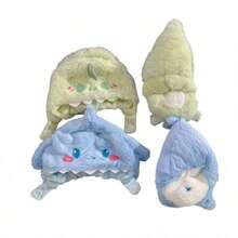 可爱的3D鲨鱼和恐龙服装，专为15-17厘米的娃娃设计。蓝色鲨鱼套装和绿色恐龙套装适用于第一代/第二代盲盒娃娃。这些可爱又有趣的配件是生日、周年纪念日或节日庆典的完美礼物。 - 彩色 - 查看 2