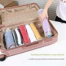 真空收纳袋套装，节省空间，真空密封袋，适用于衣物、床上用品、毯子等收纳整理 - 無色 - 查看 2