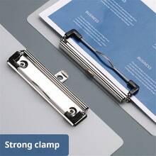 A4 Transparent Plastic Clipboard With Clip And Ruler, 8.86'' X 12.4'' Letter Size Writing Board, Suitable For Meeting Notes, Drawing And Measuring, School Supplies, Office Supplies - Single Piece - View 7