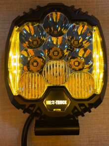 LED Reverse Light With Amber Outline 12/24v 2 Pieces - Amber - View 8