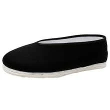 Men Canvas Shoes - Fully Covered With Black Rubber Sole [round Opening] - View 6