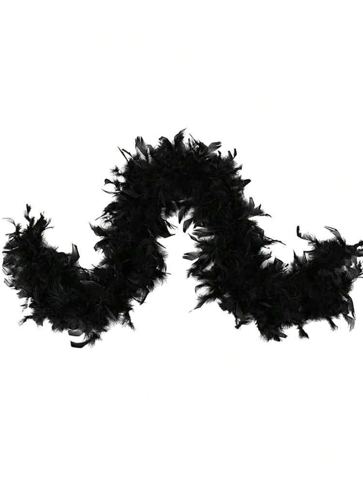 D EXCEED 1/2/3件装女士仿羽毛发带 – 完美适用于角色扮演、舞台表演、化装舞会和主题晚会、嘉年华服装配饰套装 - 圍巾/1Pc - 查看 21