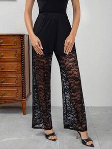 女式拼接设计性感街头风裤子