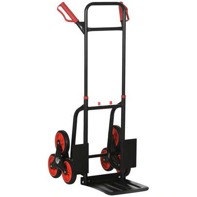Wózek schodołazowy DURHAND 150 kg, regulowana wysokość, składany, wykonany ze stali, 45 x 60 x 109, łatwy transport na miejscu