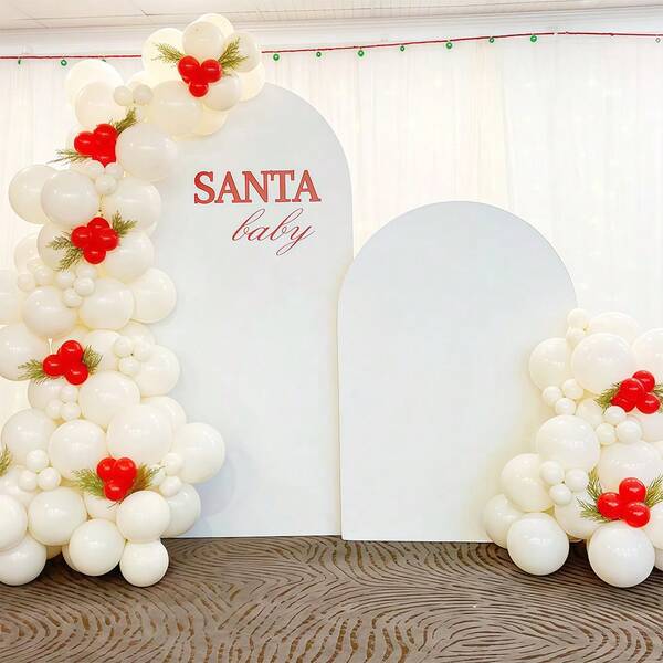 Red,White Balloon Arch Kit, Birthday Parties, Weddings, Gender Revealing, Coming Of Age Ceremonies, Indoor And Outdoor Decoration