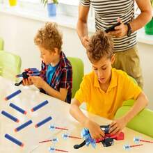 1pc Hero Web Shooter Glove - Soft Dart Launcher With Suction Cups, Fun Roleplay Toy Gift, Red & Blue Color