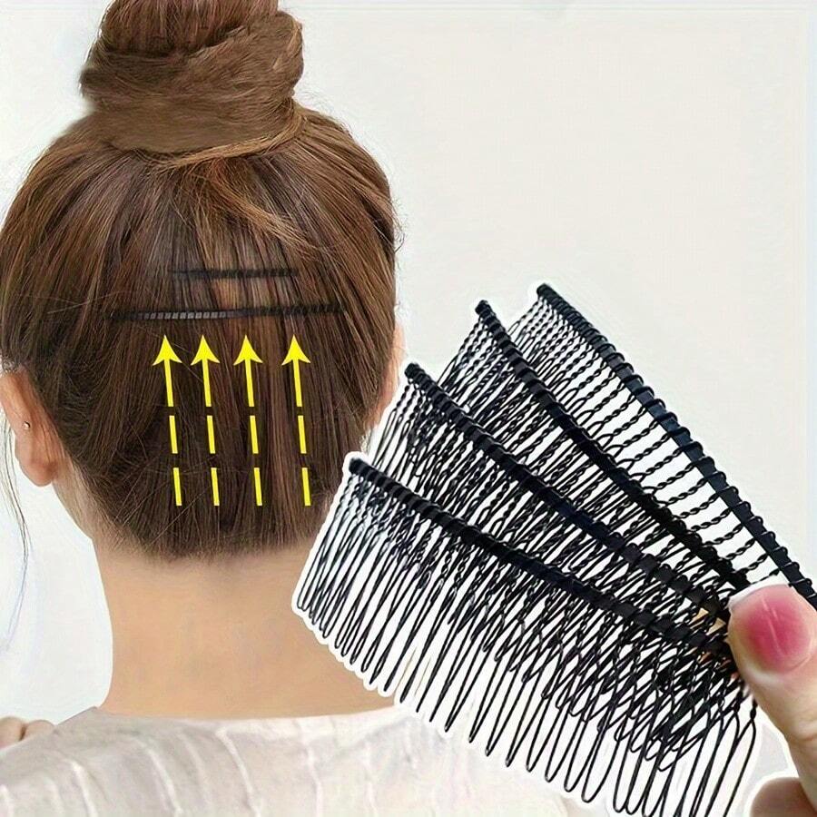 Basic Style Hair Insertion Combs, 4/6/8pcs Of Basic Style Hair Insertion Combs - 4 cái - Xem 1