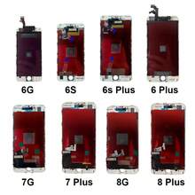 RHOT 适用于 6/6S/6 Plus/6s Plus 的白色液晶显示屏；适用于 7/7 Plus/8/8 Plus 的液晶触摸屏组件；液晶显示屏数字化仪组件更换零件 - White - 查看 1