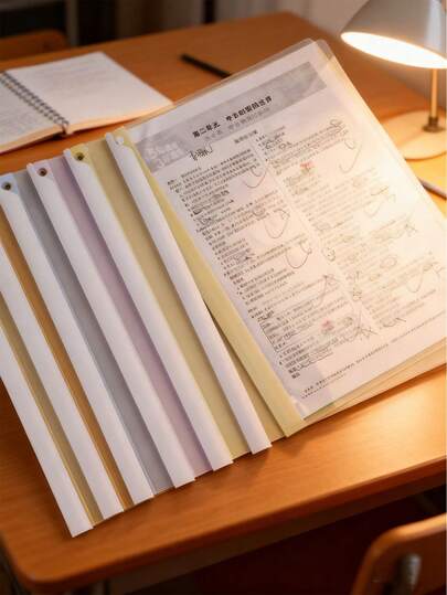 5 st A4 roterande ringpärmsmappar - låsbara dokumentväskor, perfekta för studenter och kontor, perfekta för att organisera filer, rapporter, CV och projektmaterial