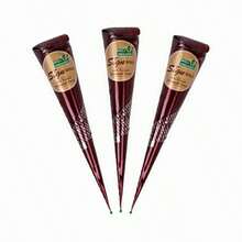 1/3 块天然有机海娜粉，海娜临时纹身，半永久性防水海娜纹身颜料，用于人体彩绘。