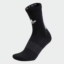 Adidas 2 Pairs Unisex Casual Sports Mid-Calf Socks, IR5731 - Black-white - View 2
