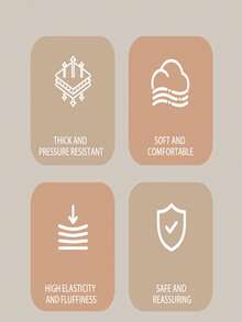 1件750克高品质填充物，超细羽绒棉，真空压缩丝棉，聚酯纤维填充物，适用于枕头、靠垫、编织娃娃、钩编、工艺品、毛毡、填充物、艺术与手工艺品、DIY填充物、毛绒玩具、枕头填充物，也适用于猫窝、狗窝、豆袋沙发等。 - 彩色 - 查看 10