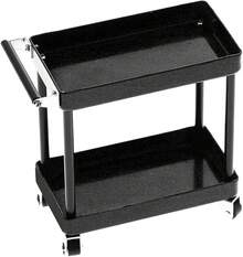 Organizadores de herramientas, carro de herramientas Rendimiento duradero Fiable y práctico Fácil de montar para taller de garaje para accesorios RC(negro) - Negro - Ver 11