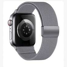 Pulseira Tecelagem nylon com Fecho irmã Compativel para Apple watch 11 10 46mm 42mm serie 11 10 9 8 7 5 6 4 3 Se 38/40/41/42/44/45 - Multicolorido - Visão 77