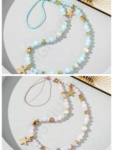 1pc/2pcs Gorgeous Star Lanyards For Your Phone Case - The Perfect Beaded Bracelet Accessory Choice - Multicolor - View 20