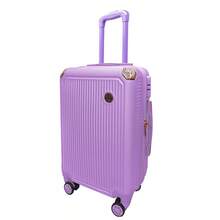 Mano 20in Bali Viaje Cabina Carry On 10kg Candado Ruedas 360 Nueva moda de 20 pulgadas rueda universal equipaje de viaje retro estilo portátil caja de tirador maleta de negocios - Morado 8166 - Ver 10