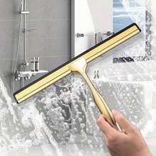Magic Glass Squeegee Stainless Steel - Heavy Duty Window Cleaner For Bathroom/Toilet, Home & Commercial Must-Have Birthday Decarations New Year Gifts, Valentine's Day Gifts - Multicolor - View 1