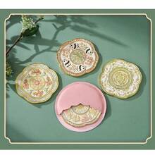 CHIGO 75mm 便携式圆形化妆镜礼盒装（熊猫、麻雀、鱼、兔子图案），适合日常使用 - 非常适合作为派对礼物、生日礼物、圣诞礼物、节日礼物或情人节礼物！ - 黃色 - 查看 4