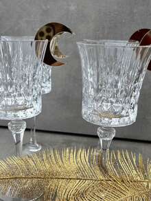 5 قطع/10 قطع مجموعة مشابك أكواب بشكل هلال لامع، علامات شراب عاكسة ذهبية، ديكور طاولة حفلات حديث، تفاصيل هلالية فريدة، مشابك أكواب براقة أنيقة، تصميم مانع للانزلاق، قابلة لإعادة الاستخدام، اكسسوارات مشروبات زخرفية، تفاصيل أنيقة للطاولة، مناسبة لرمضان والعيد والحفلات والأعراس والمناسبات العائلية والمهرجانات - الذهبي - مشاهدة 3