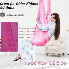 Active Silk Aerial Yoga Hammock Set, Enhances Yoga Inversion Poses, Flexibility And Core Strength