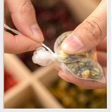 100pcs,Empty Nylon Tea Bags Mesh Tea Infuser Bag Herb Spice Strainer Bags With String,Nylon Disposable Tea Bags For Loose Leaf Tea,Coffee, Spice, Herbs, Drawstring Empty Tea Infuser - Multicolor - View 6