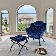 Dark Blue + Fabric+Metal