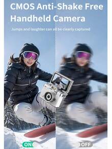 1.47" IPS HD Flip-Up Thumb Camera LK-027 . 180° Flip Screen . USB Charging . Multi-Beauty Filters . Backlight . Capable Of Filming Cinema-Grade Vlogs . Comes With 32GB Memory Card . Multiple Color Options - Multicolor - View 8