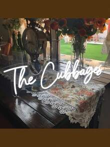 1pc Customizable Acrylic Neon Light Sign - USB Powered, Dimmable LED Lights, Suitable For Party, Birthday, Bedroom, Christmas, Thanksgiving, New Year, Valentine's Day And Other Occasions, Customizable LED Name Plate - Multicolor - View 4