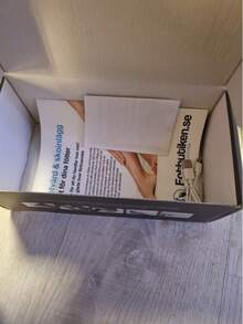 "Electroestimulador muscular portátil para piernas" - Blanco - Ver 3