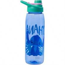 WSXC Silver Buffalo  Lilo And Stitch Ohana Cute Stitch Water Bottle With Screw-On Lid 28 Ounces - CuteStitchOhana - Xem 2